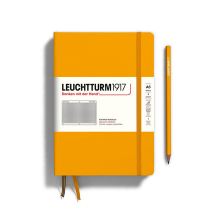 Notebooks - Medium (A5): Dotted / Hardcover / Rising Sun