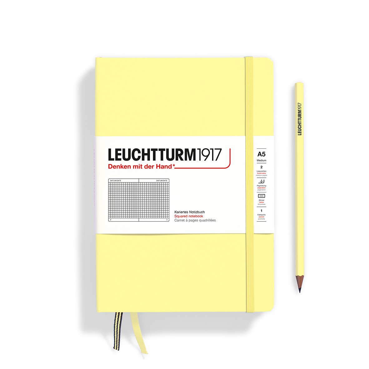 Notebooks - Medium (A5): Dotted / Hardcover / Rising Sun