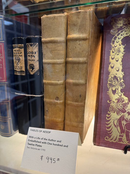 The Fables of Aesop (1793 Two-Volume Set)
