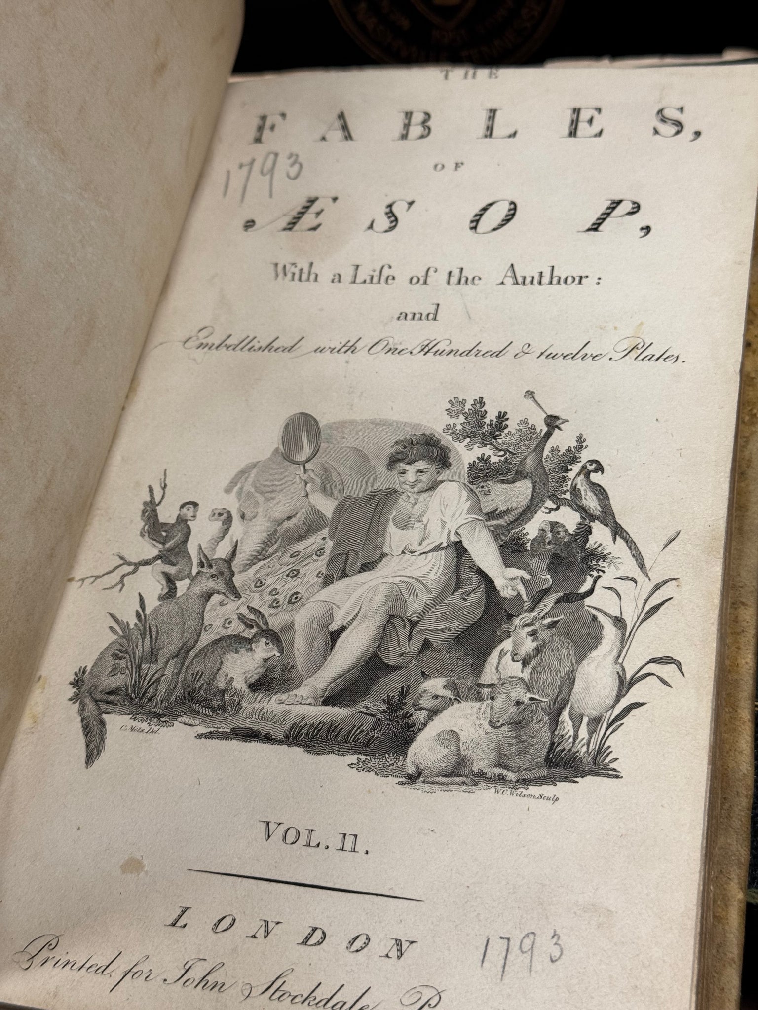 The Fables of Aesop (1793 Two-Volume Set)