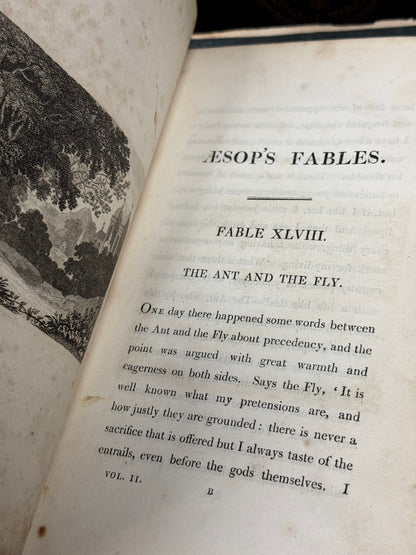 The Fables of Aesop (1793 Two-Volume Set)