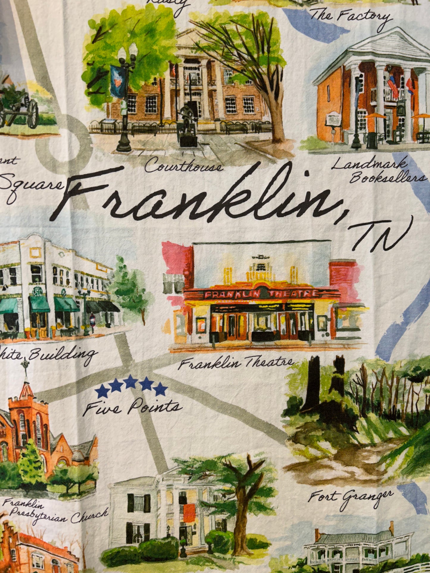 Franklin Tea Towel