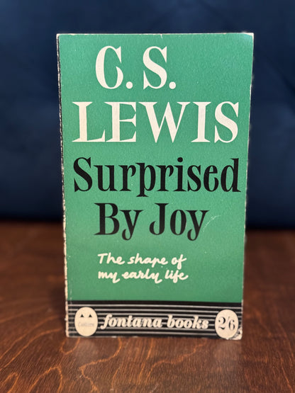 Surprised by Joy: The Shape of My Early Life by C. S. Lewis