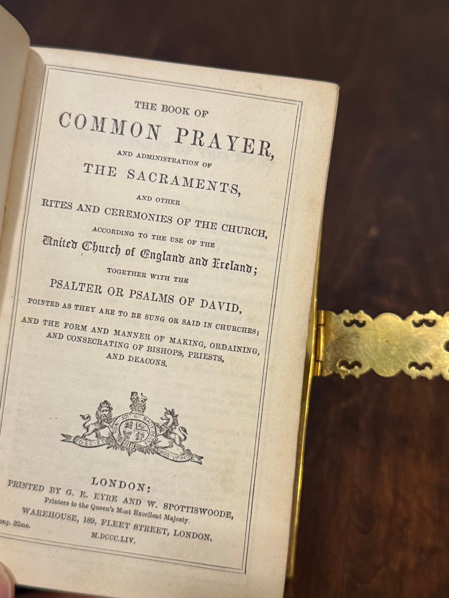 The Book of Common Prayer (1854)