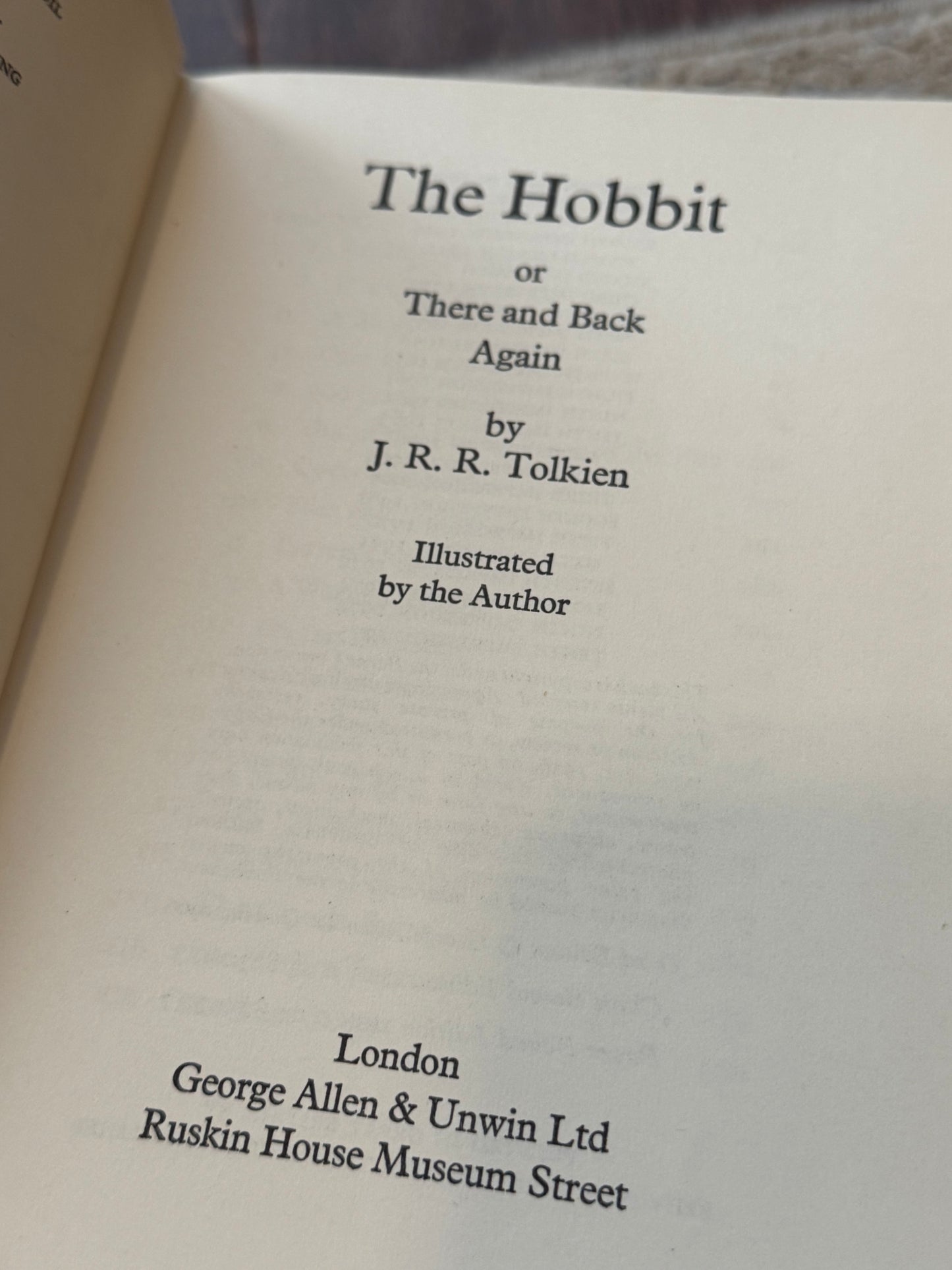 The Hobbit (1975) Third Edition 10th Impression