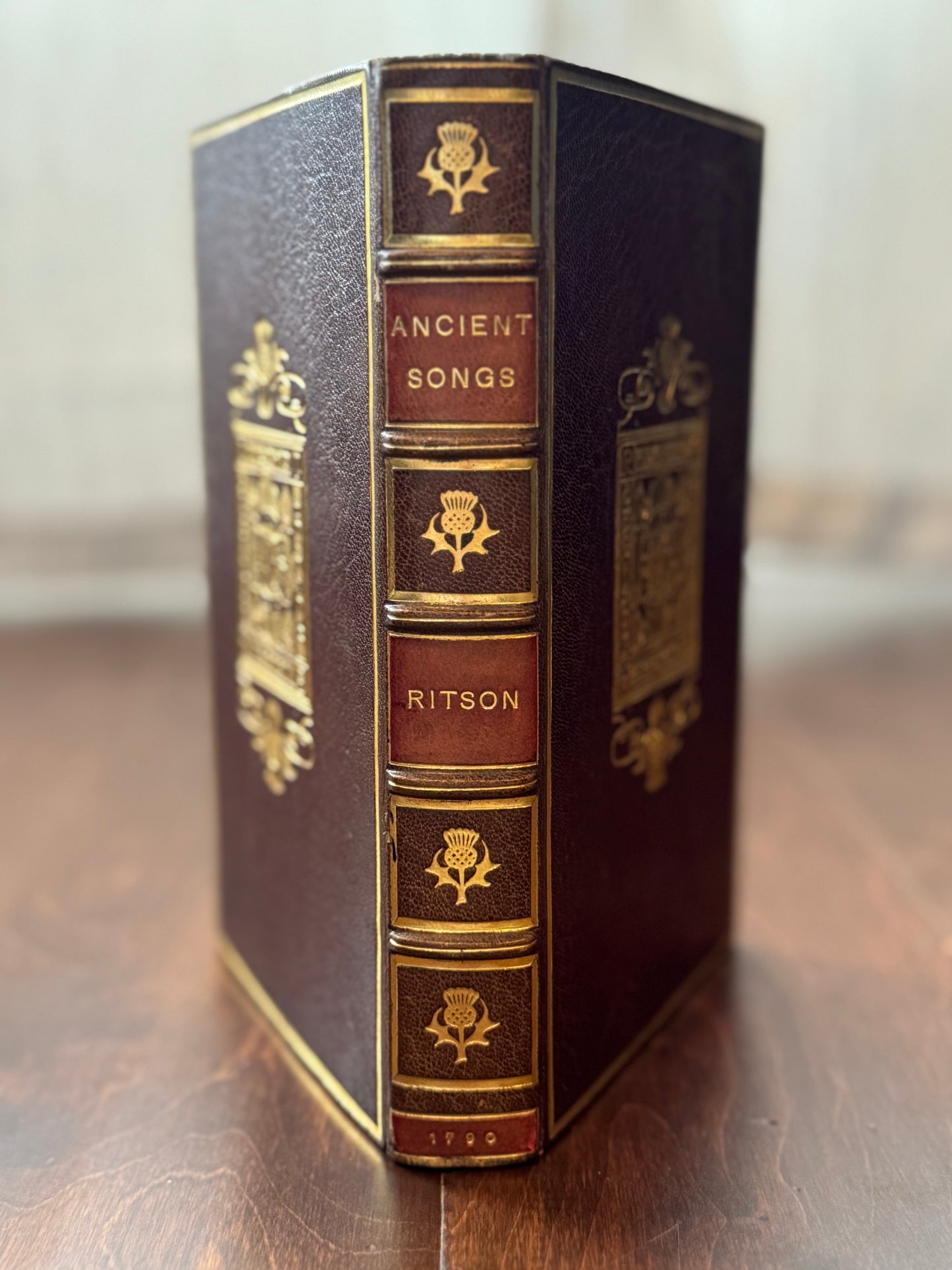 Ancient Songs by Joseph Ritson (1790 Bound by Zaehnsdorf)
