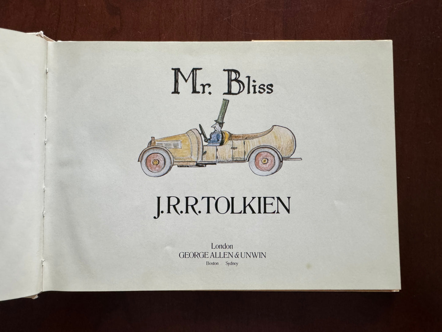 Mr. Bliss (1982 First Edition) - J.R.R. Tolkien