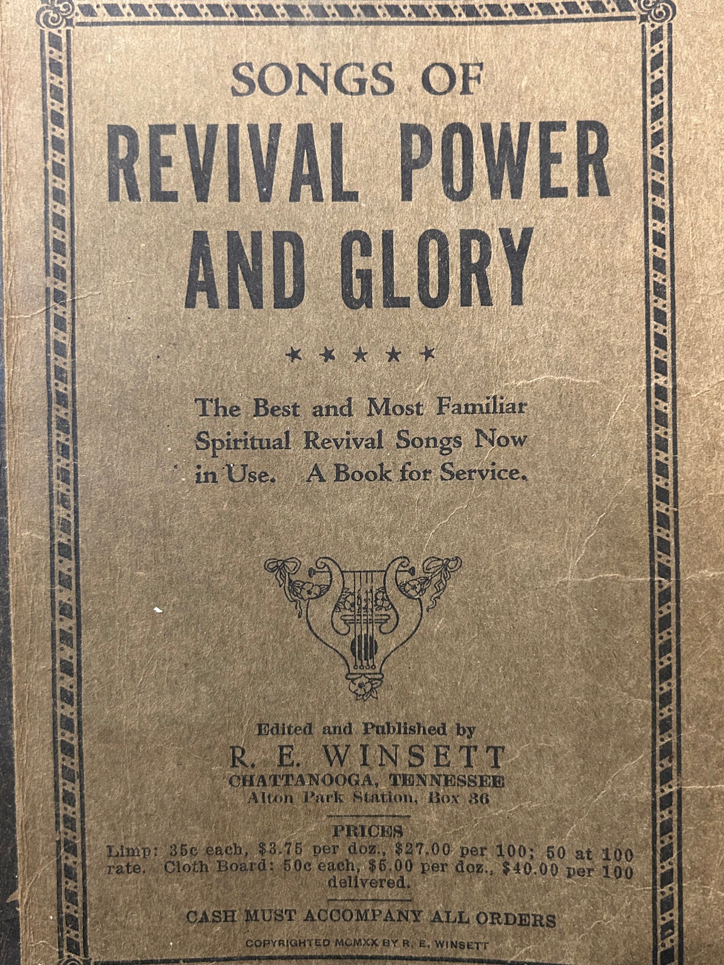 Songs of Revival Power and Glory