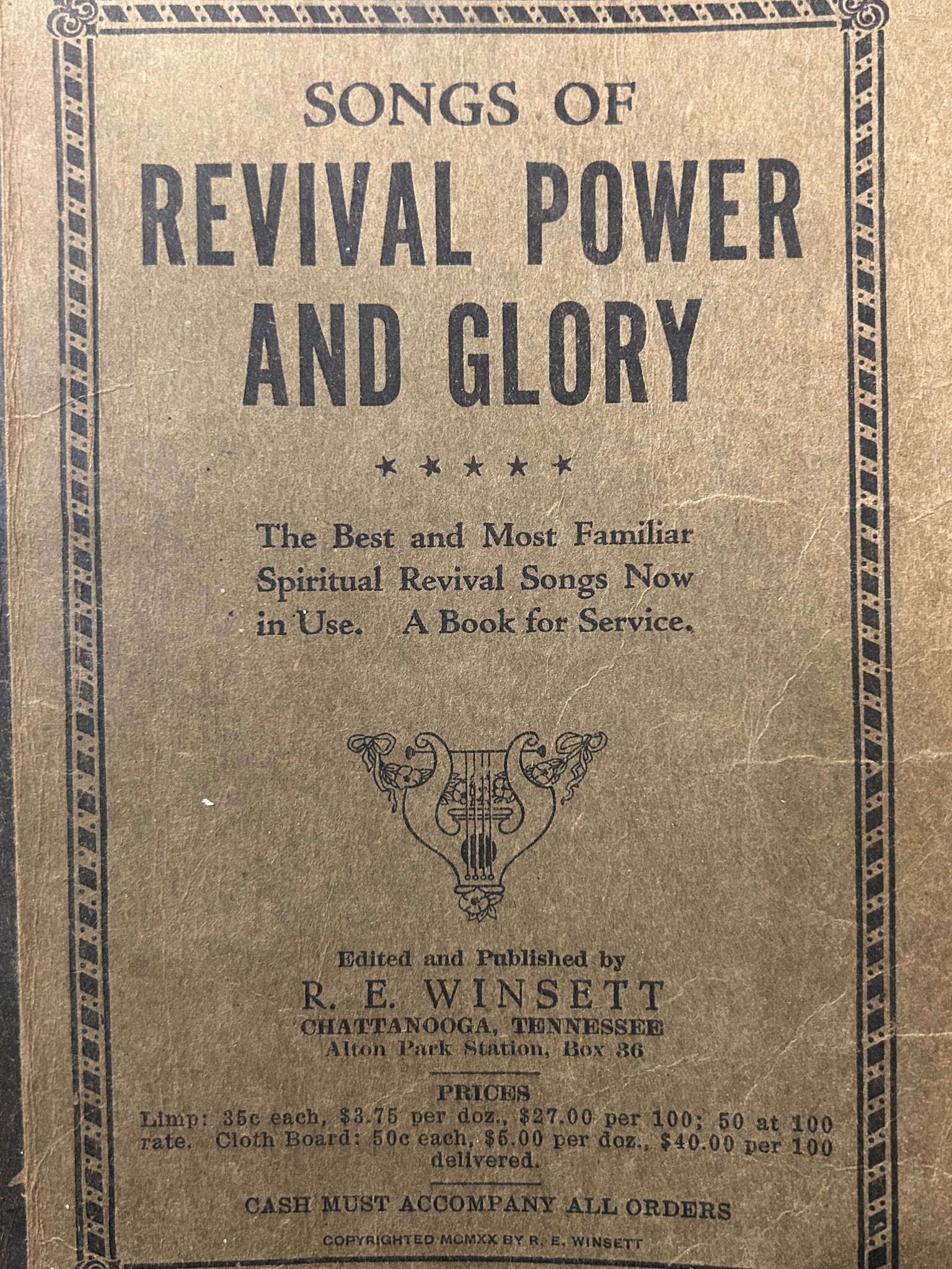 Songs of Revival Power and Glory