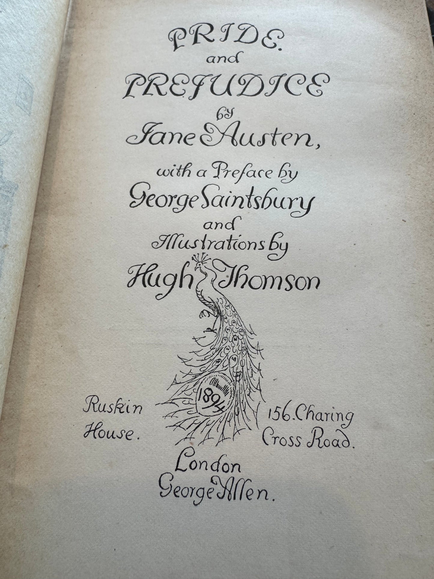 Pride and Prejudice (1894 Peacock Edition)