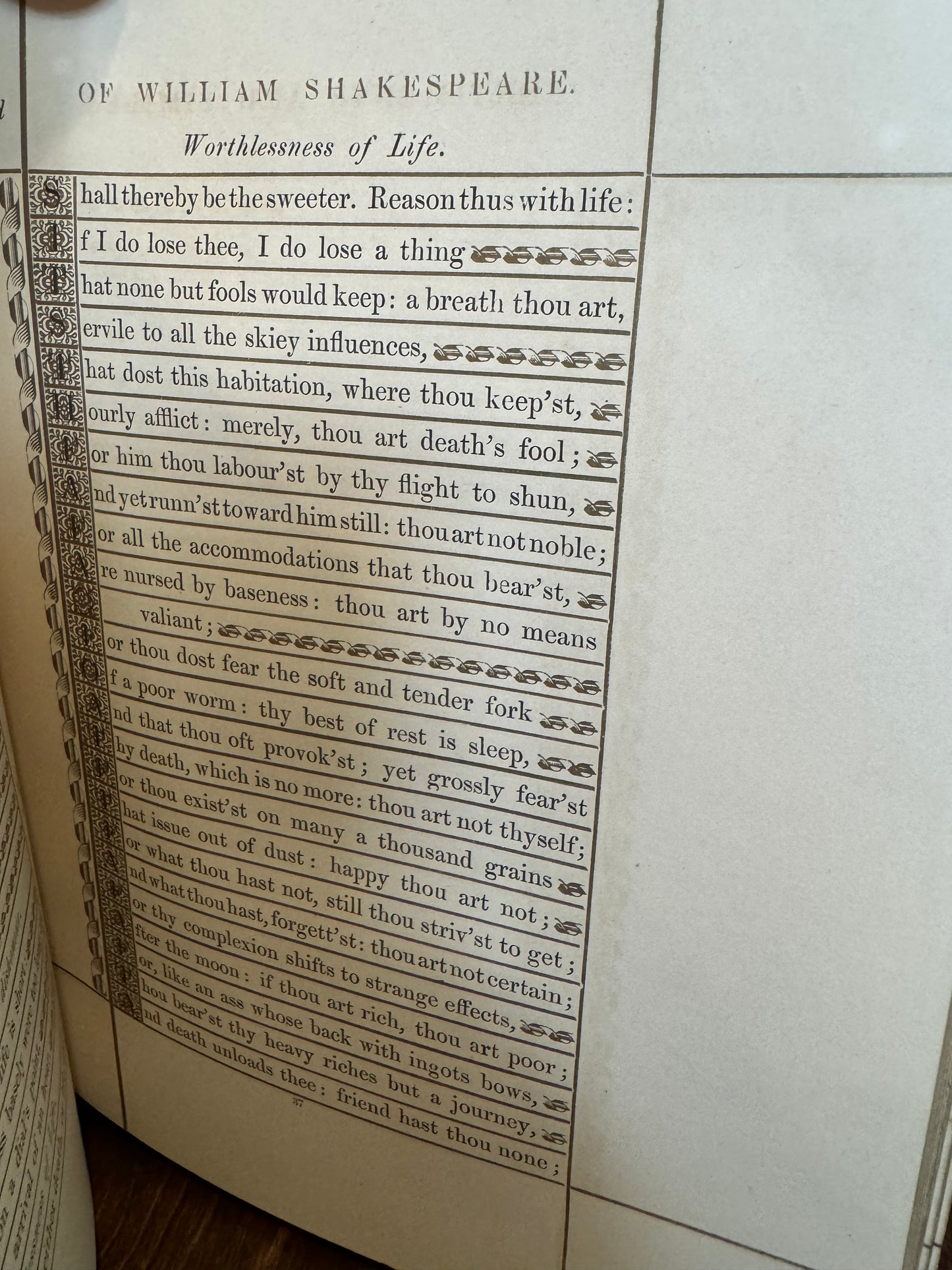 Shakespeare Sentiments and Similes - 1857 Rare 2nd Edition with Stunning Papier-Mâché Cover