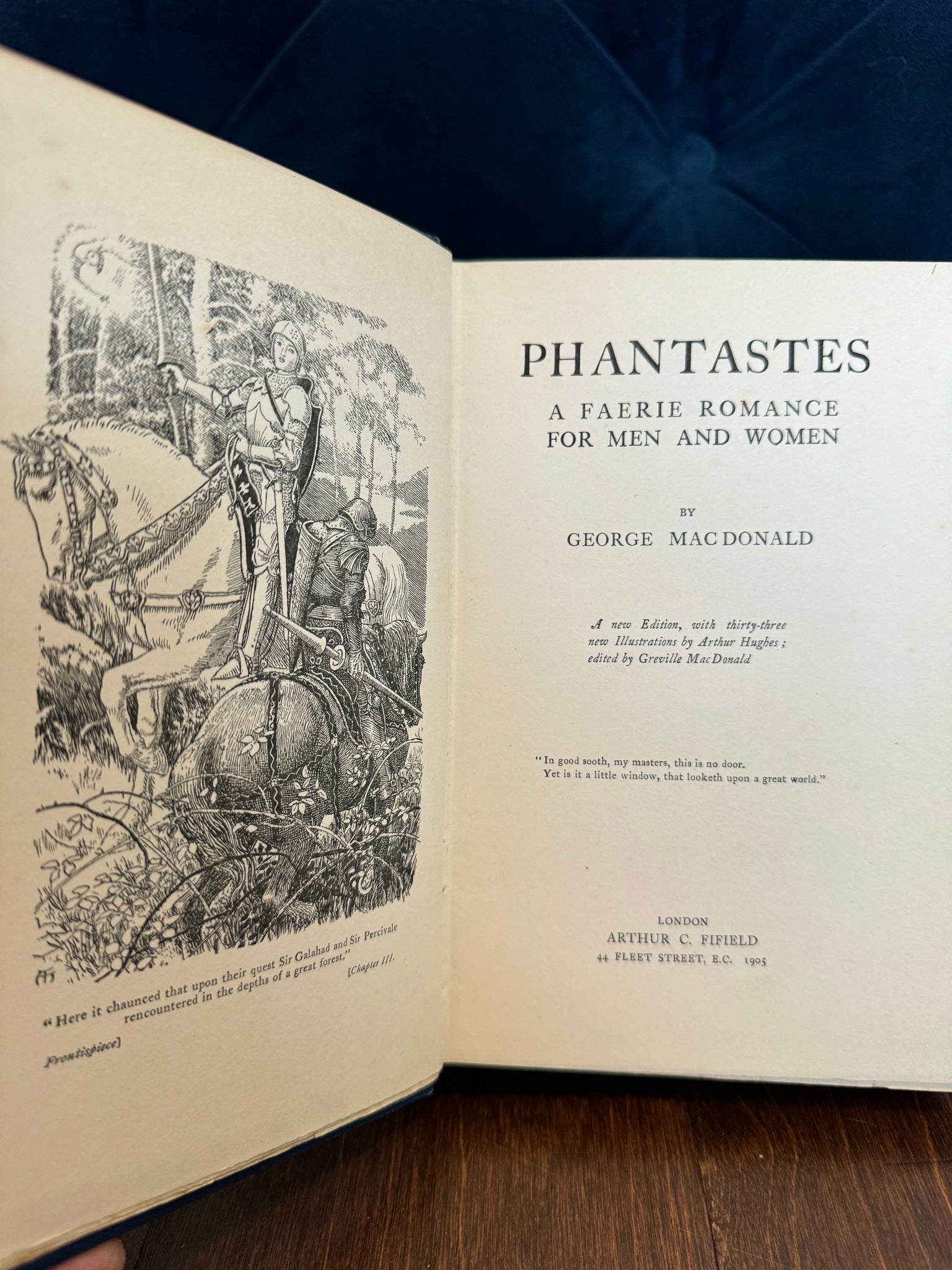 Phantastes - 1905 Edition Illustrated by Arthur Hughes