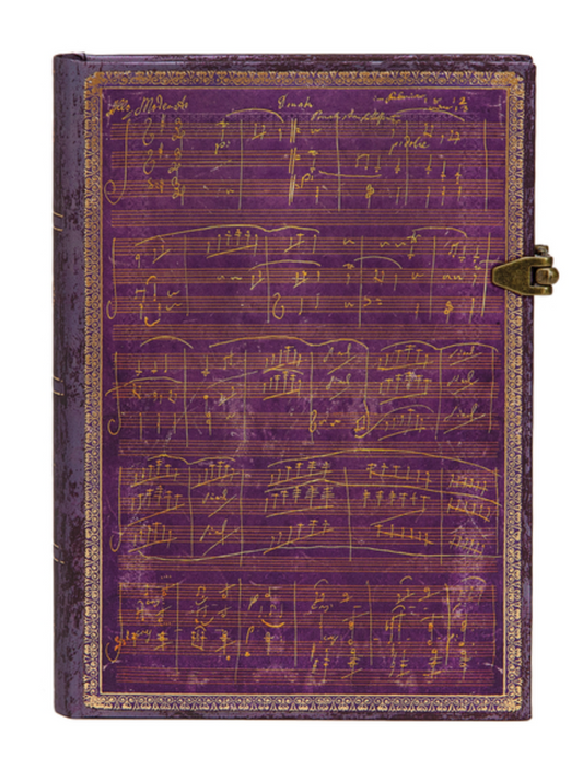 Paperblanks Beethoven's 250th Birthday Special Edition Hardcover MIDI Unlined Clasp Closure