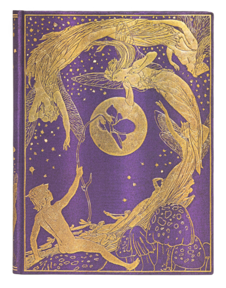 Paperblanks Violet Fairy Lang's Fairy Books Hardcover Ultra Lined Elastic Band Closure