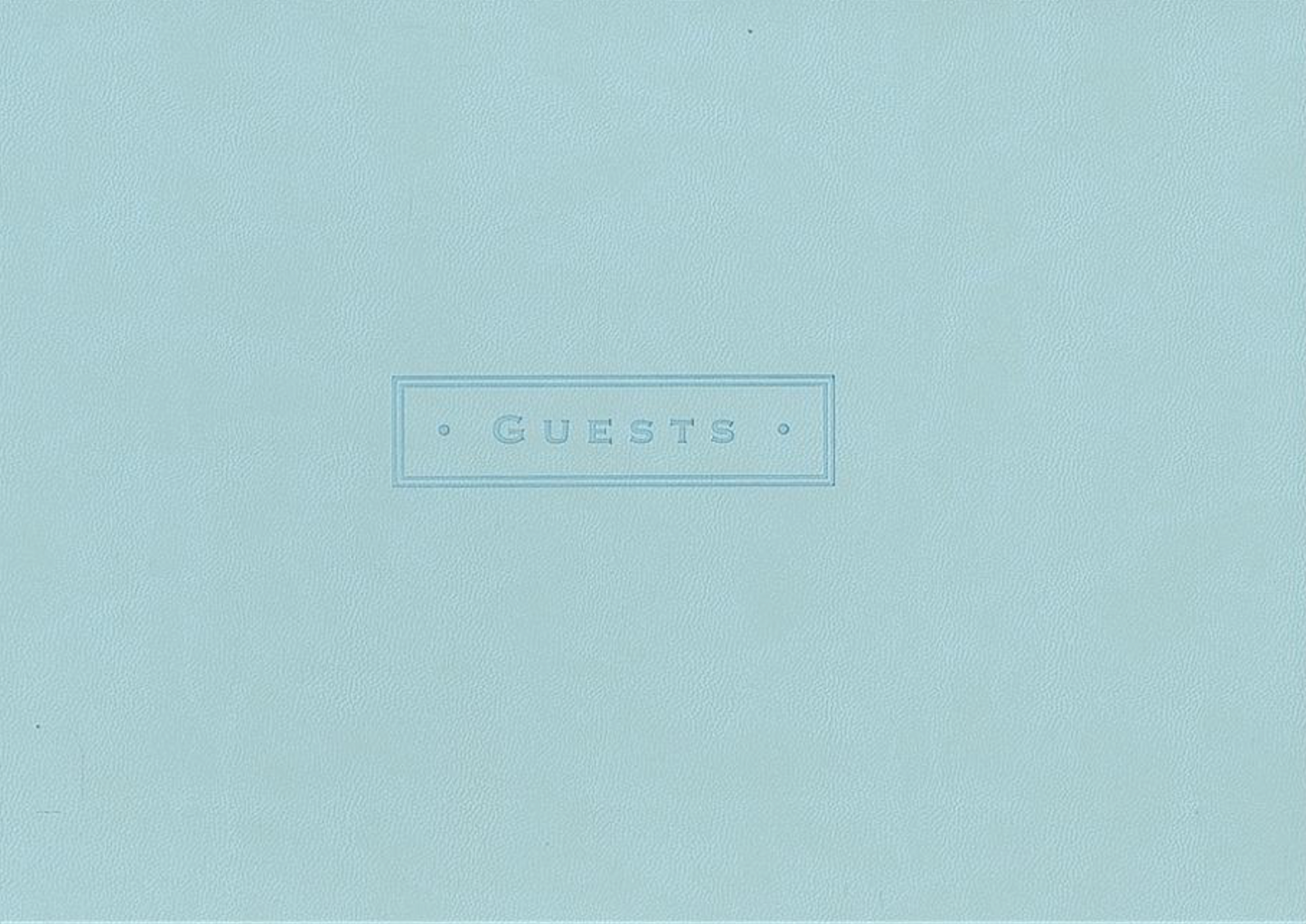 Sea Foam Guest Book (Guest Book)
