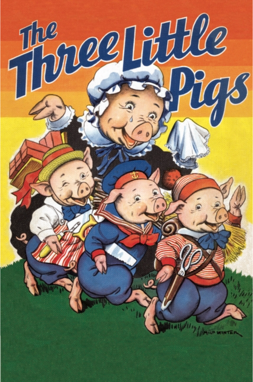 The Three Little Pigs - Shape Book (Children's Die-Cut Shape Book)