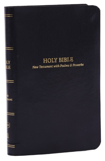 KJV Holy Bible: Pocket New Testament with Psalms and Proverbs, Black Leatherflex, Red Letter, Comfort Print: King James Version by Thomas Nelson