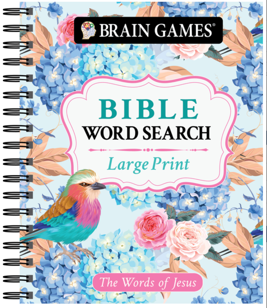 Brain Games - Large Print Bible Word Search: The Words of Jesus (Brain Games - Bible) by Publications International Ltd., Brain Games