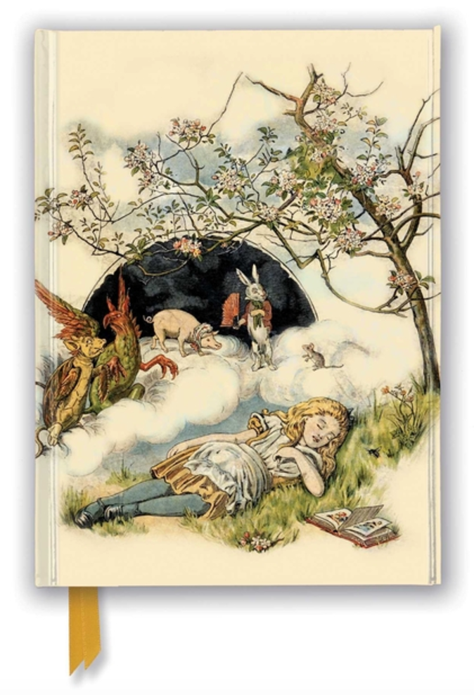 British Library: Alice Asleep, from Alice's Adventures in Wonderland (Foiled Journal)