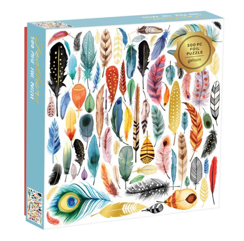 Feathers 500 Piece Foil Puzzle
