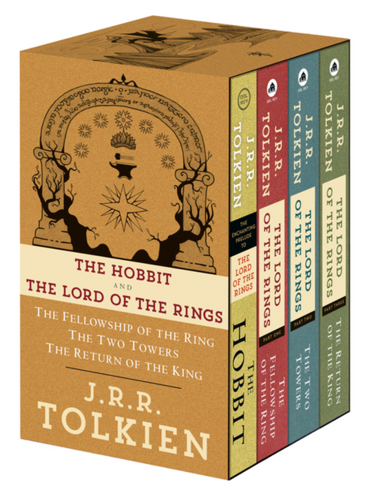 J.R.R. Tolkien 4-Book Boxed Set: The Hobbit and the Lord of the Rings: The Hobbit, the Fellowship of the Ring, the Two Towers, the Return of the King