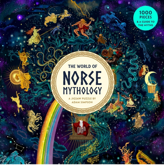 The World of Norse Mythology a 1000-Piece Jigsaw Puzzle: By Adam Simpson