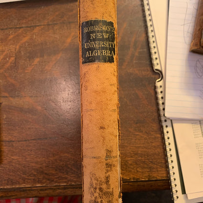Robinson's New University Algebra (1876)