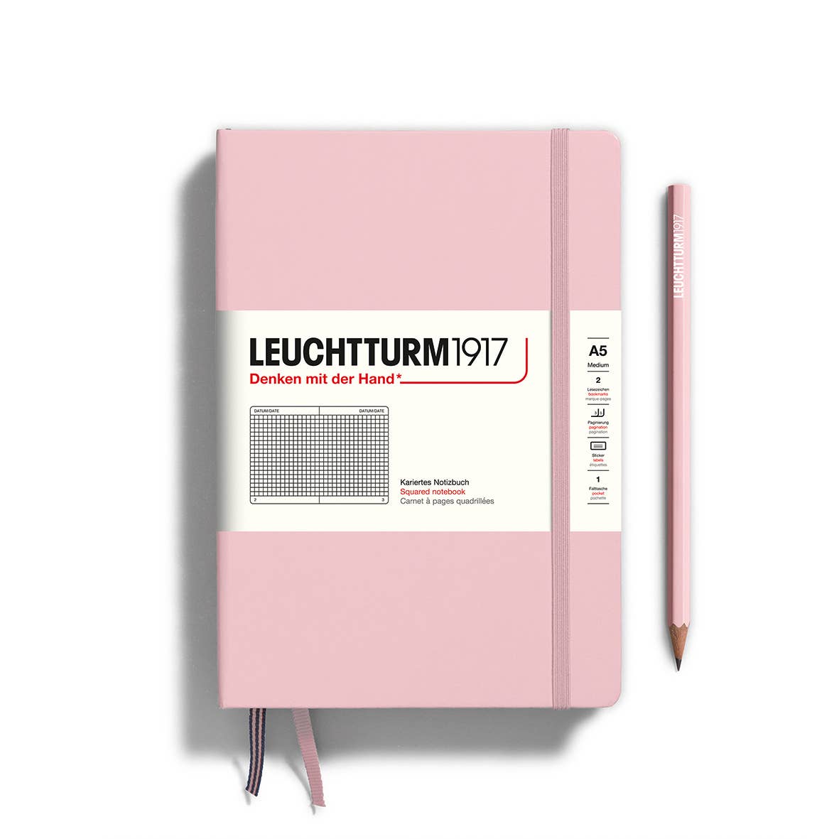 Notebooks - Medium (A5): Sage / Hardcover / Plain