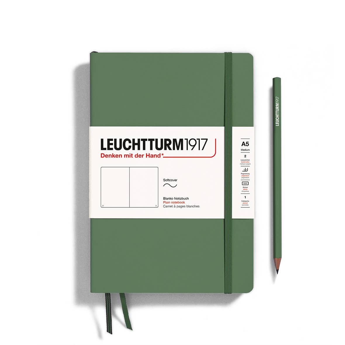 Notebooks - Medium (A5): Dotted / Hardcover / Rising Sun