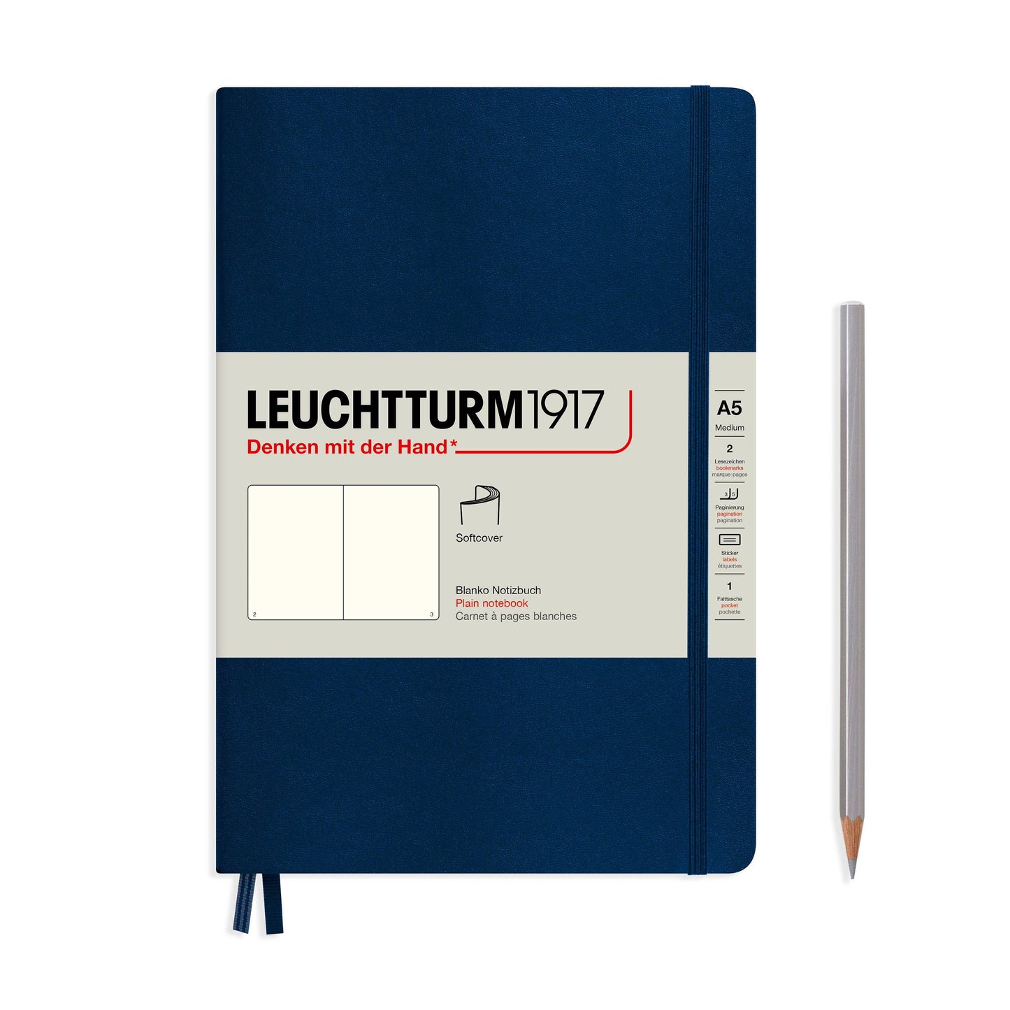 Notebooks - Medium (A5): Dotted / Hardcover / Rising Sun
