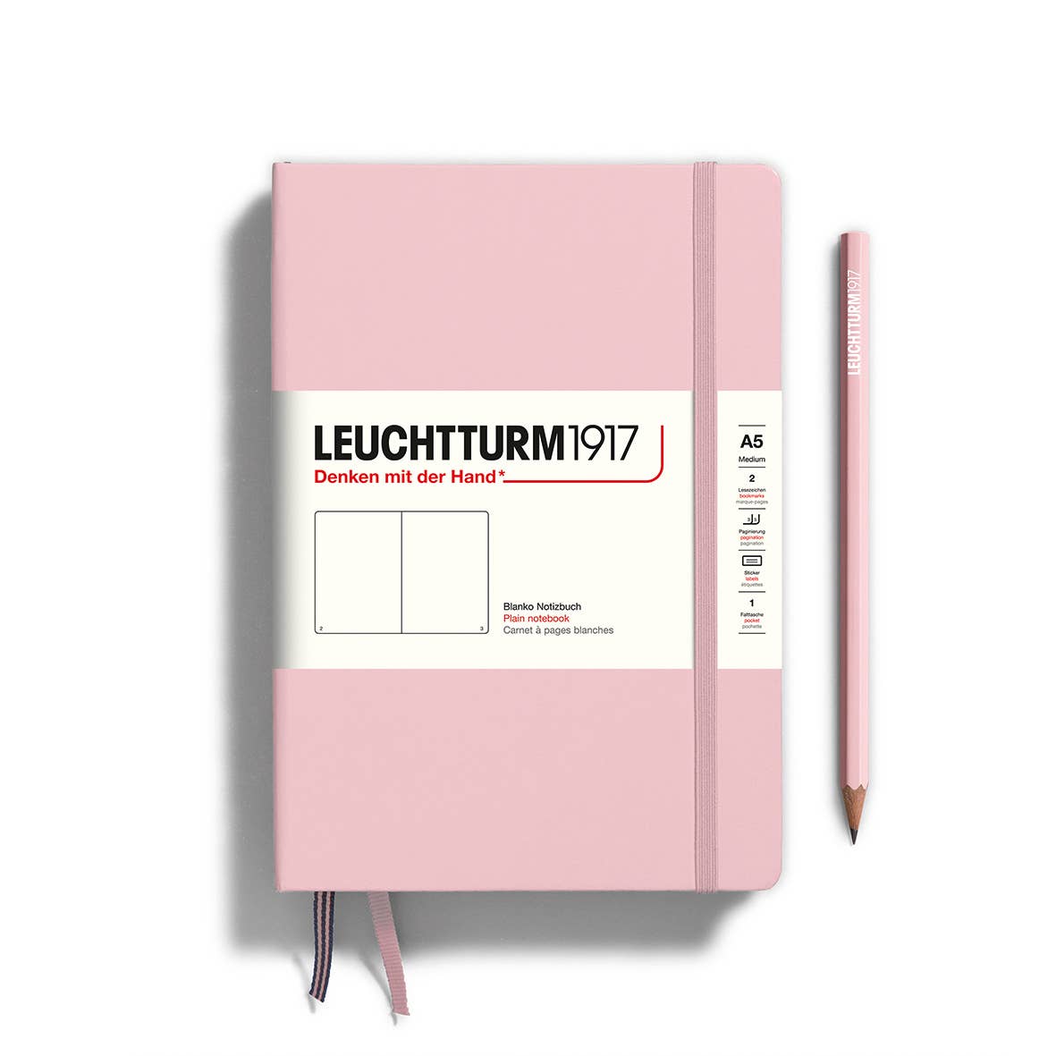 Notebooks - Medium (A5): Dotted / Hardcover / Sage