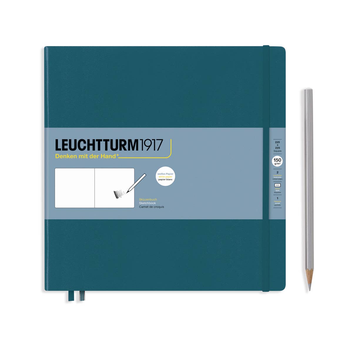 Sketchbooks - 150g/m² Paper Plain: Black / Medium Landscape