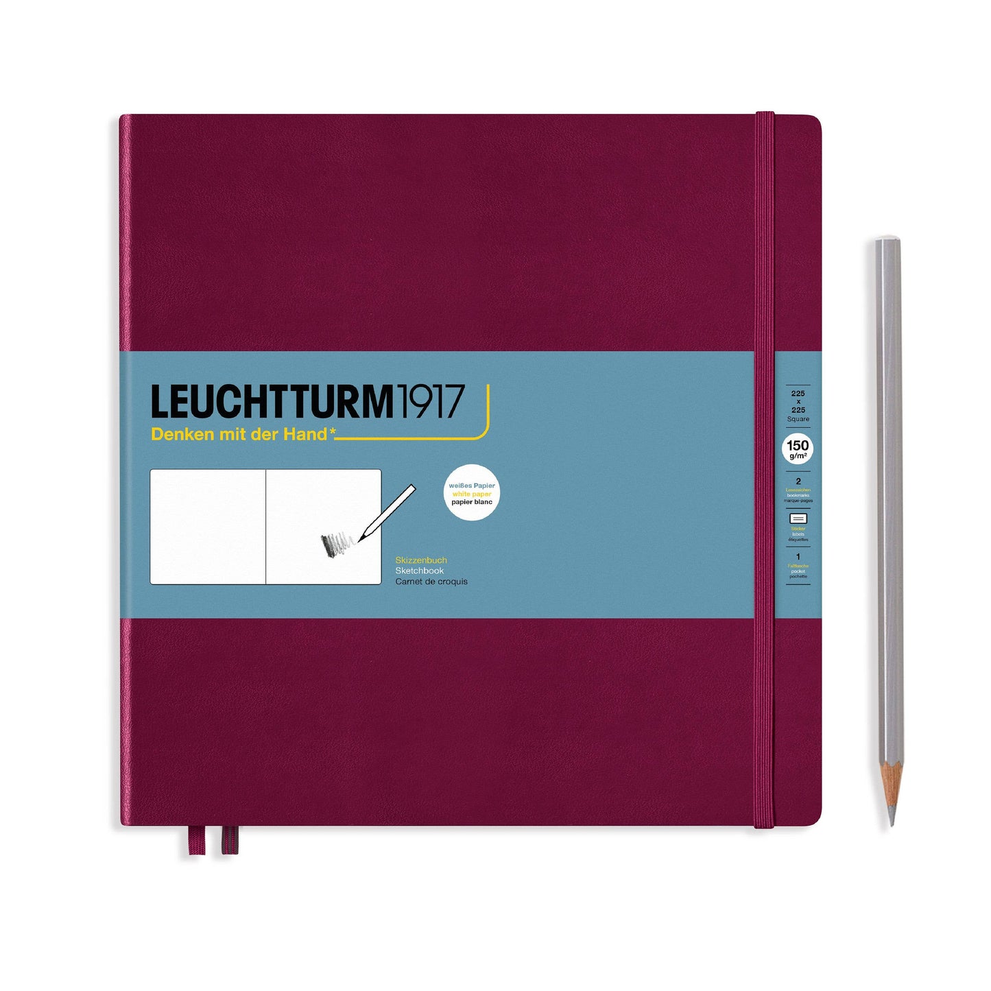 Sketchbooks - 150g/m² Paper Plain: Black / Medium Landscape