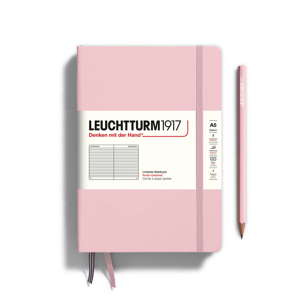 Notebooks - Medium (A5): Sage / Hardcover / Plain