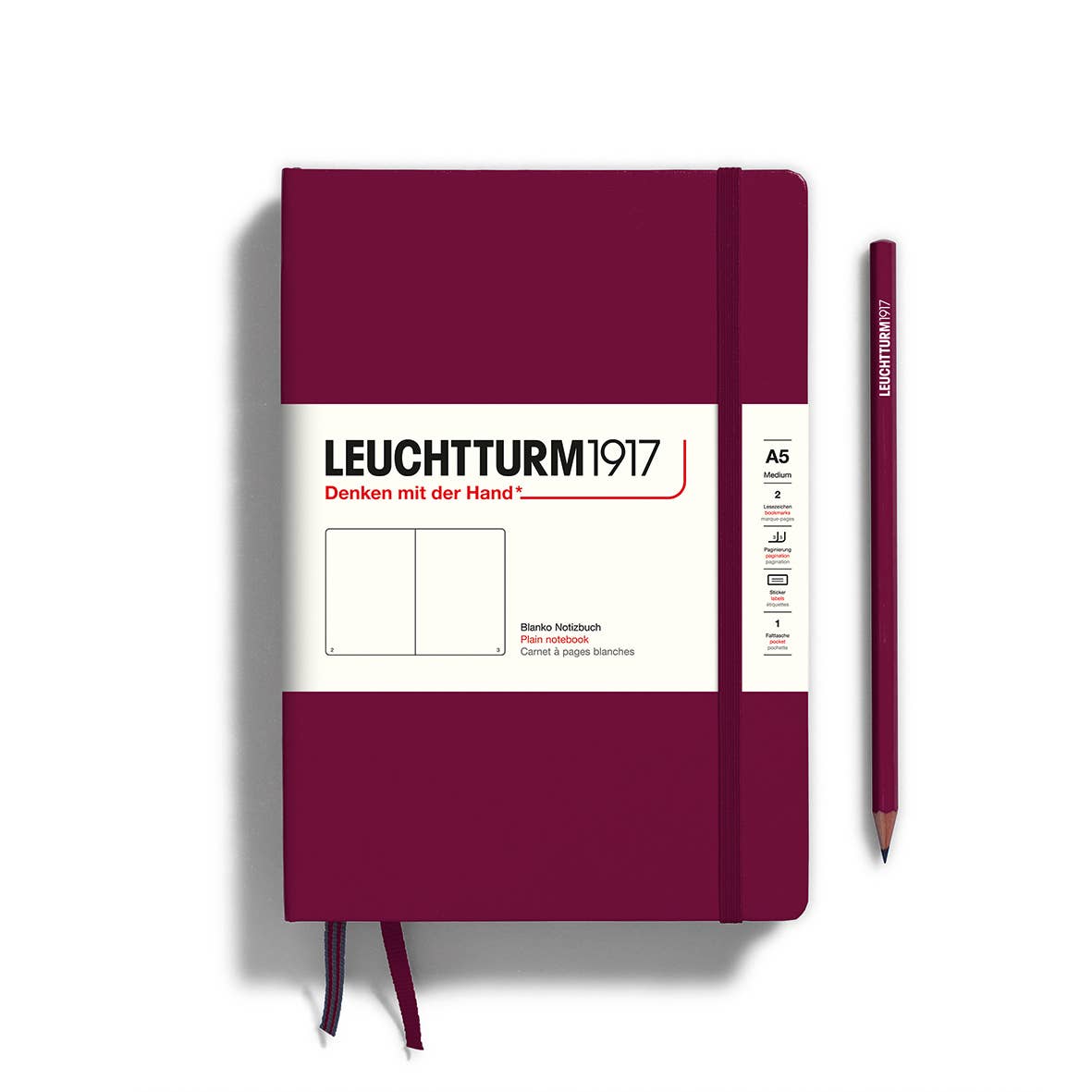 Notebooks - Medium (A5): Dotted / Hardcover / Rising Sun
