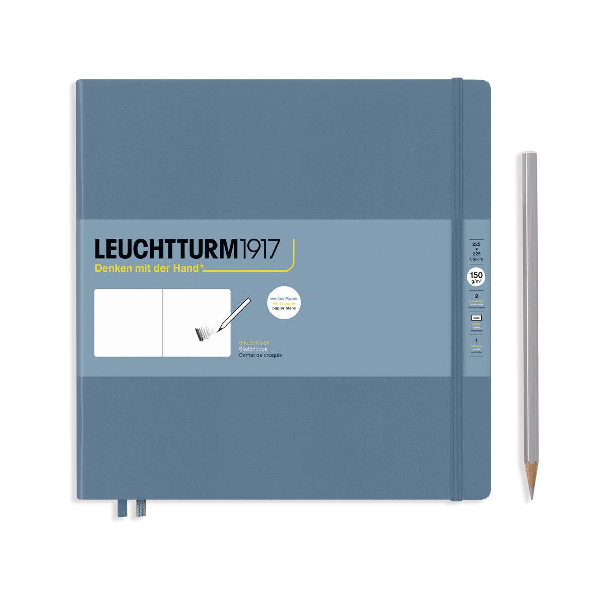 Sketchbooks - 150g/m² Paper Plain: Black / Medium Landscape