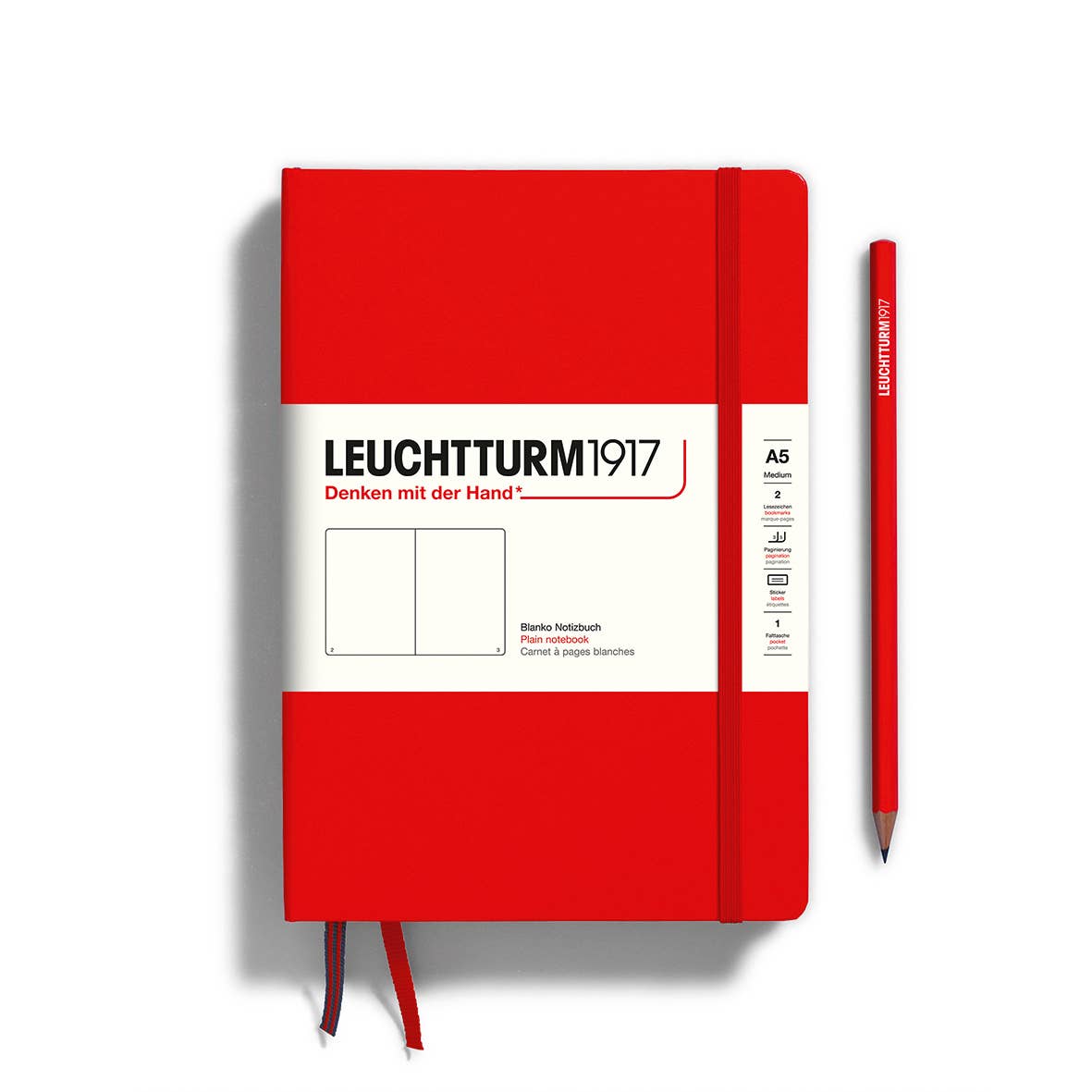 Notebooks - Medium (A5): Sage / Hardcover / Squared
