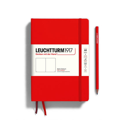 Notebooks - Medium (A5): Port red / Hardcover / Squared