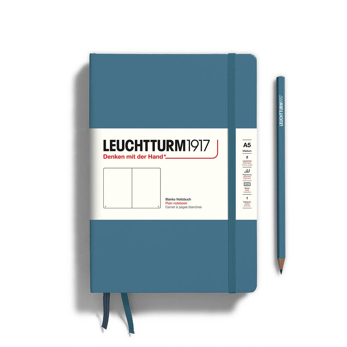 Notebooks - Medium (A5): Dotted / Hardcover / Rising Sun