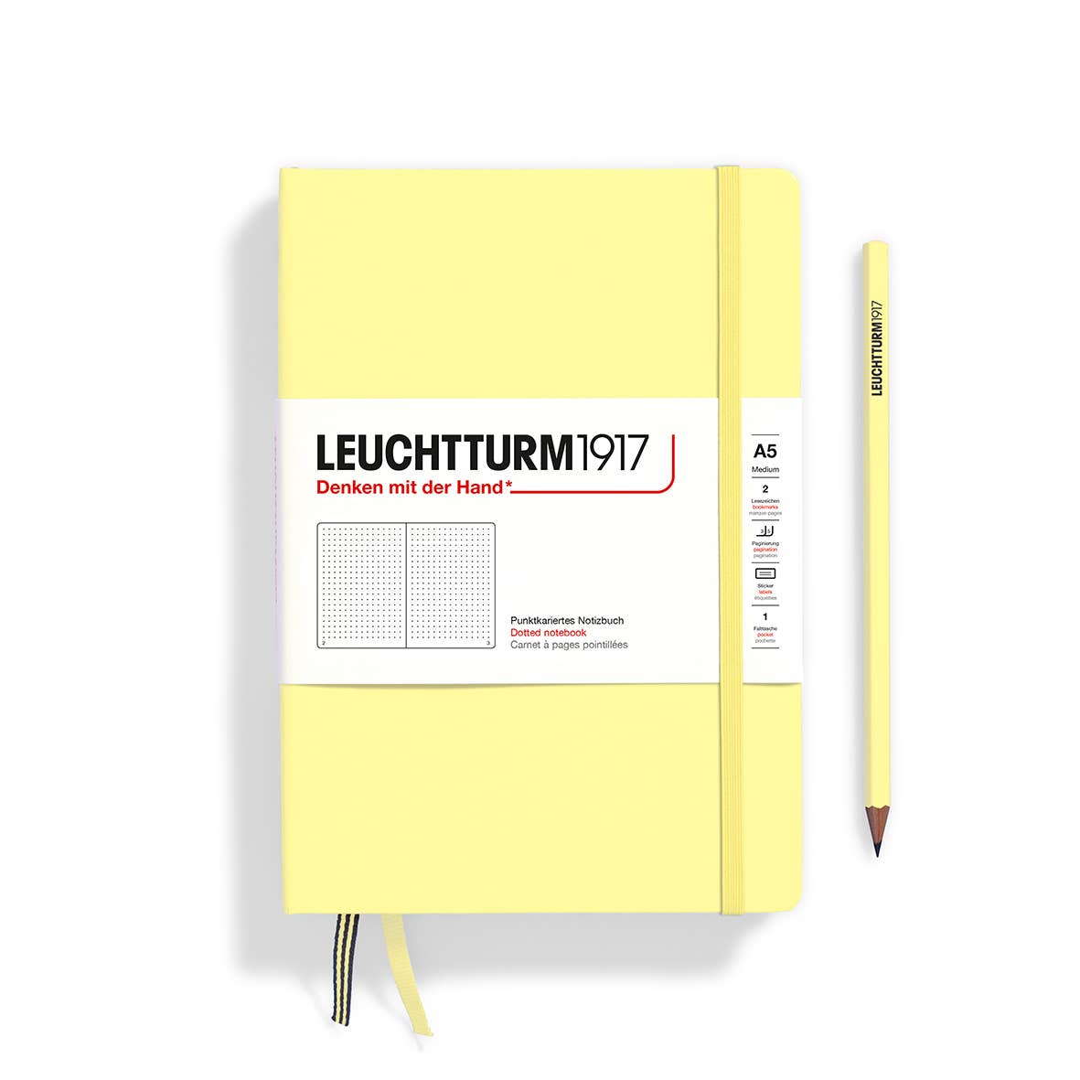 Notebooks - Medium (A5): Dotted / Hardcover / Rising Sun