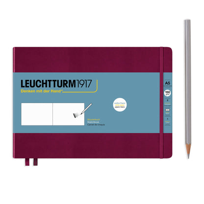 Sketchbooks - 150g/m² Paper Plain: Black / Medium Landscape