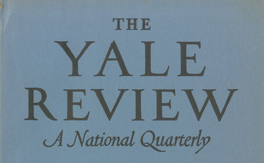 The Yale Review: Vol. XLVI No. 1 Autumn 1956