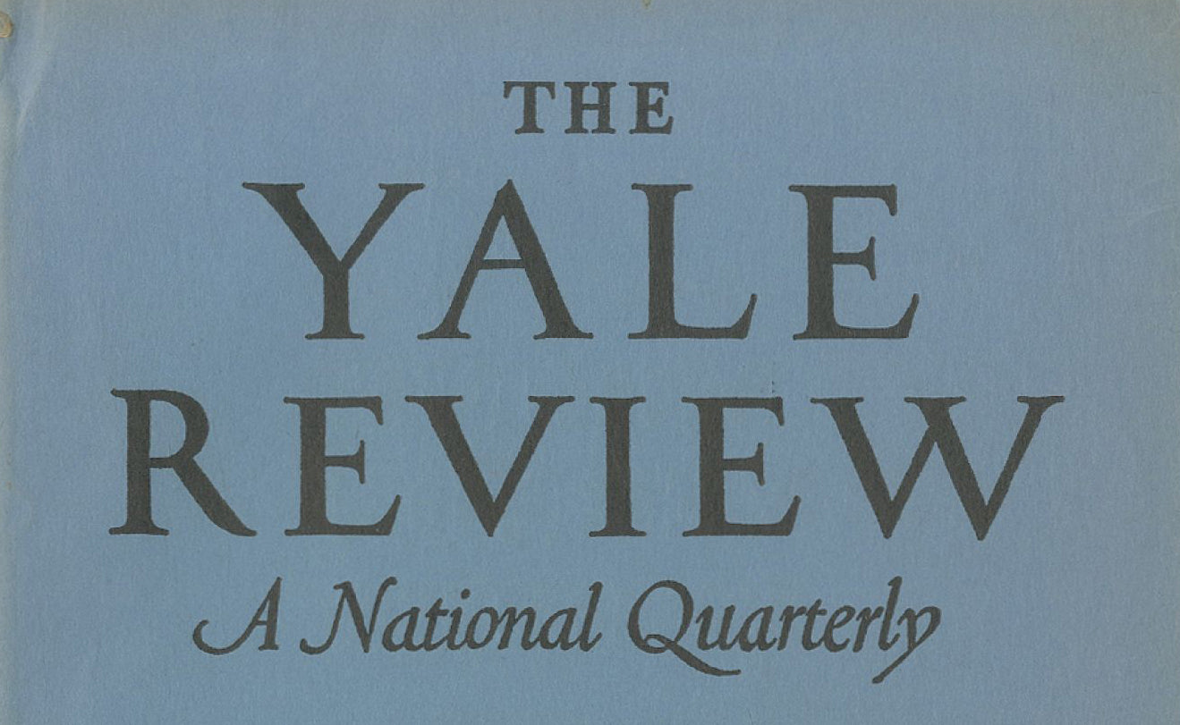 The Yale Review: Vol. XLVIII No. 3 Spring 1959