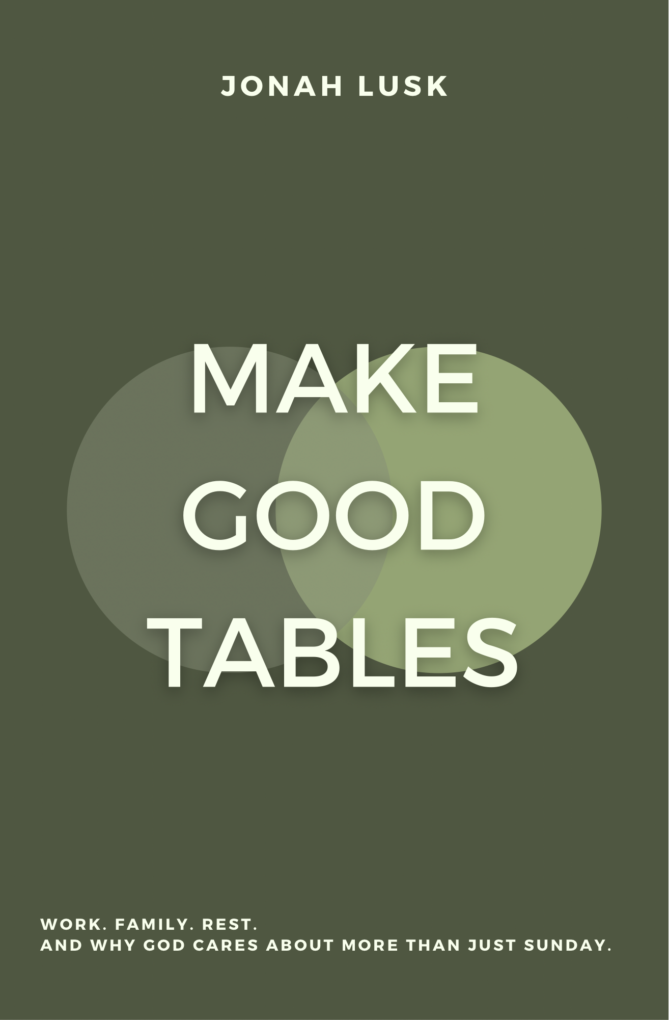Make Good Tables make-good-tables