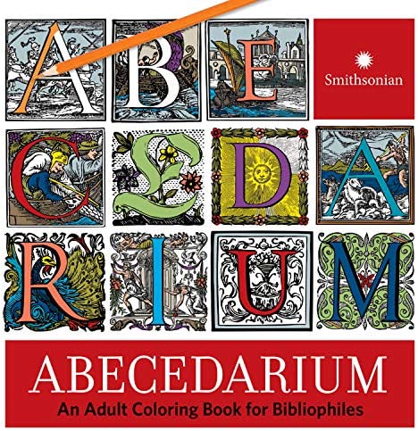 Abecedarium an adult coloring book for bibliophiles