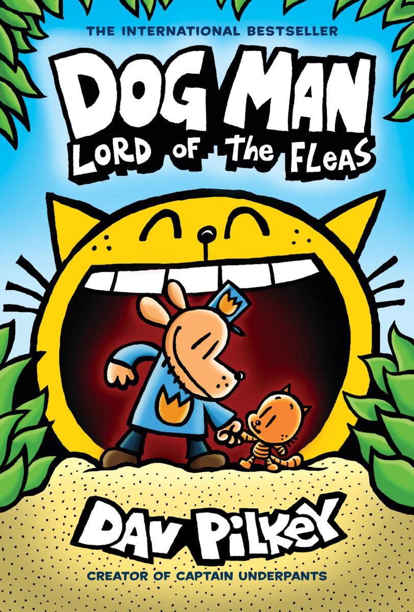 Dog Man: Lord of the Fleas: A Graphic Novel (Dog Man #5): From the Creator of Captain Underpants (5) by Dav Pilkey