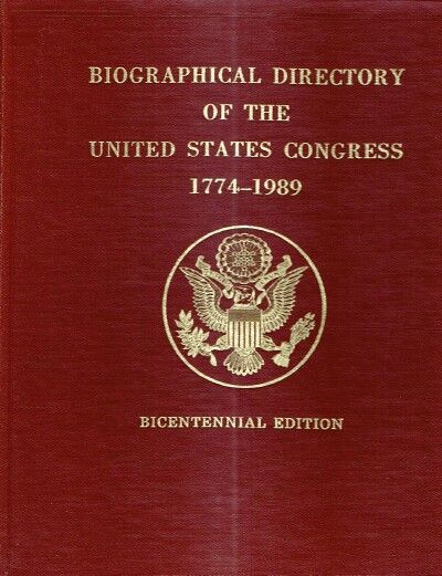Biographical Directory of the United States Congress 1774-1989