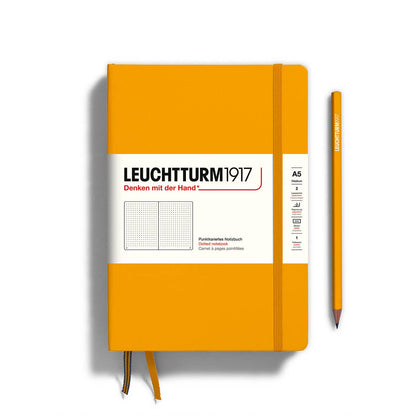 Notebooks - Medium (A5): Dotted / Hardcover / Rising Sun