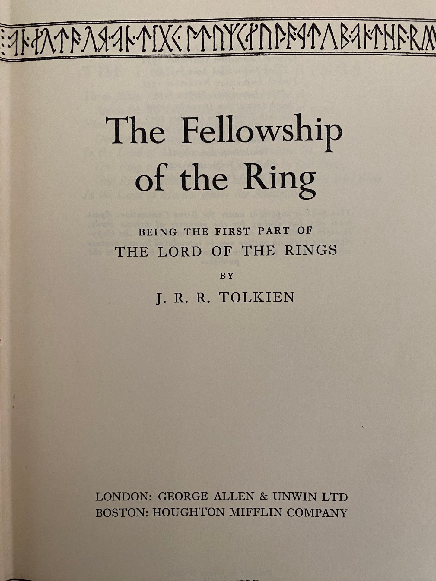 The Lord of the Rings | First Edition UK Set