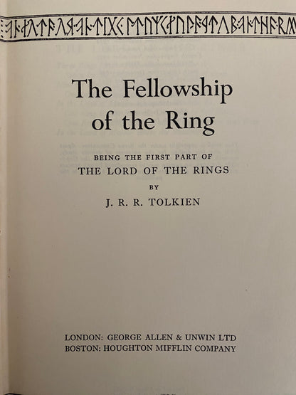 The Lord of the Rings | First Edition UK Set